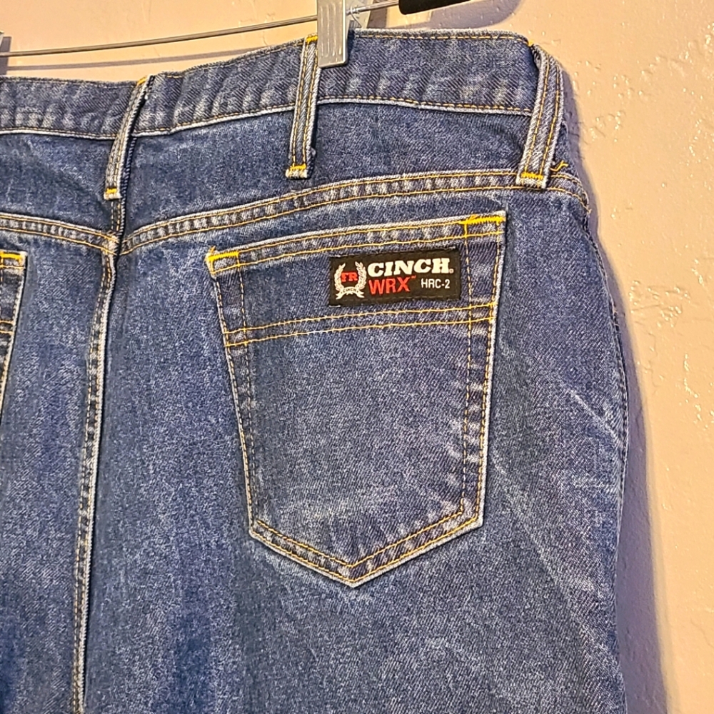 Cinch WRX FR Jeans Mens 40x28 HRC-2 ATPV 20 White Label Flame Resistant